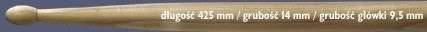 Gładek 140 C Rock - Pałki perkusyjne