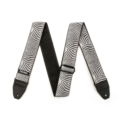 Dunlop D6722 JACQUARD ZEBRA CADABRA STRAP - Pas do gitary