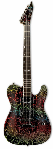 ESP LTD ECLIPSE '87 NT Rainbow Crackle - Gitara elektryczna