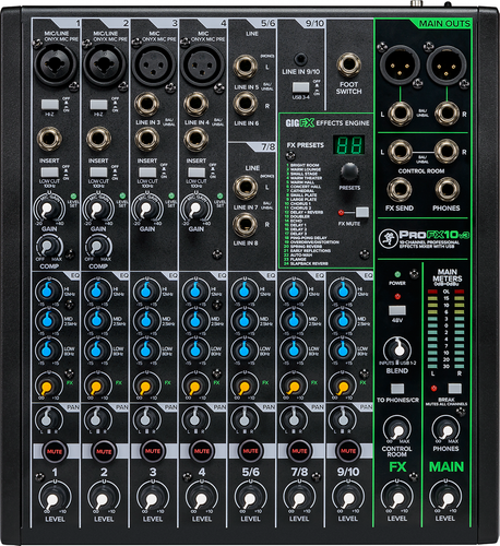 MACKIE PROFX 10 V 3 - Mikser analogowy