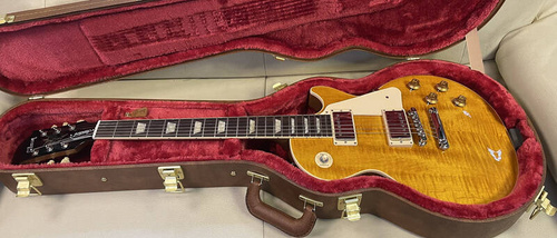 Gibson Les Paul Standard 50s Figured Top Honey Amber - Gitara elektryczna