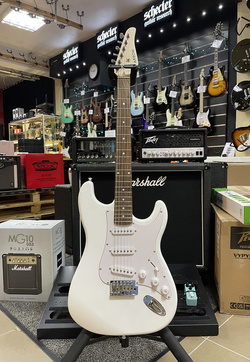 Arrow Tonecaster ST 111 Snow White Rosewood/White - Gitara elektryczna