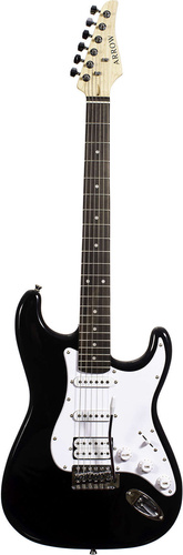 Arrow ST 211 Deep Black Rosewood/white - Gitara elektryczna