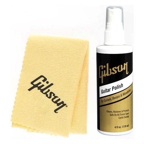 Gibson Pump Polish + ściereczka polerująca AIGG-950 - Zestaw do czyszczenia gitar