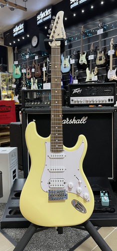 Arrow Tonecaster ST 211 Biscuit Rosewood/White - Gitara elektryczna