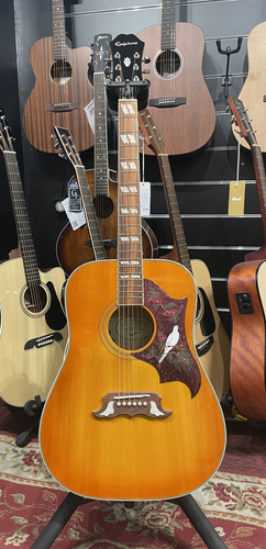 Epiphone Dove Studio Solid Top Fishman Sonitone VB Violinburst - Gitara elektroakustyczna