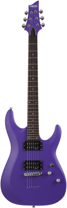 Schecter C-6 Deluxe Satin Purple - Gitara elektryczna