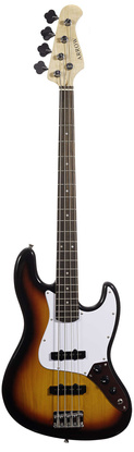 Arrow Louisiana 4 Bass Sunburst Rosewood/White - Gitara basowa