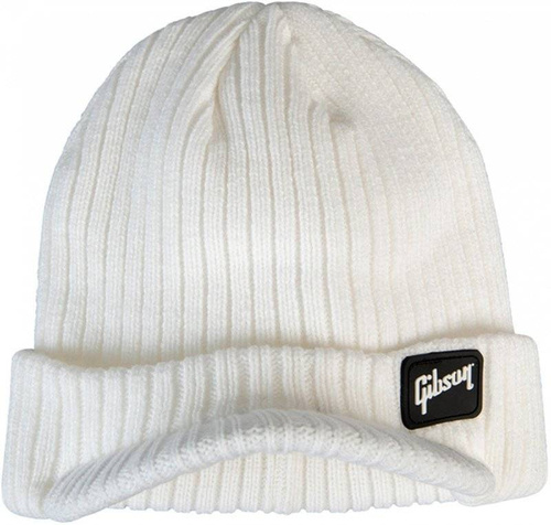 Gibson Radar Knit Beanie White - Czapka