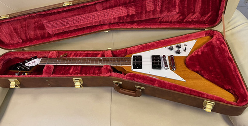 Gibson 70s Flying V Antique Natural - Gitara elektryczna