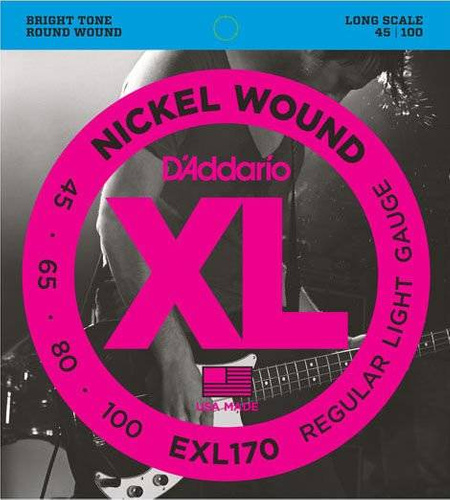D'Addario EXL170 45-100 - Struny do gitary basowej