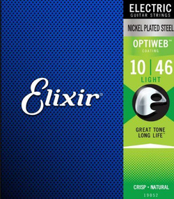 Elixir 19052 Optiweb Light 10-46 - Struny do gitary elektrycznej