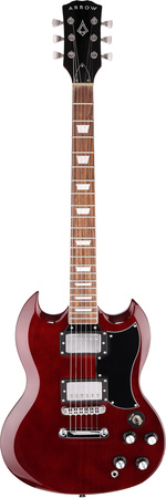 Arrow Twincut SG22 Cherry Pie Rosewood/Black - Gitara elektryczna
