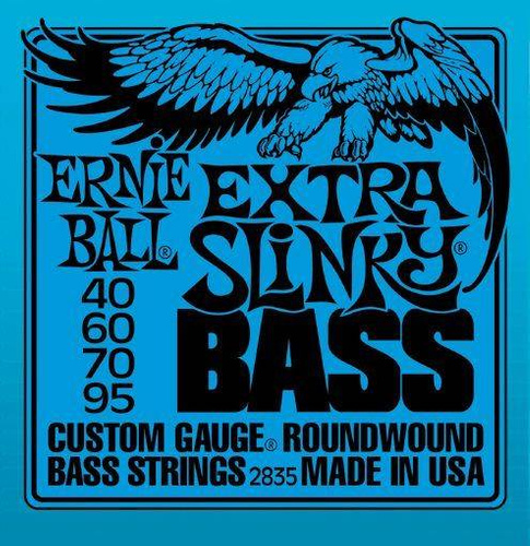Ernie Ball Extra Slinky 2835 40-95 - Struny do gitary basowej