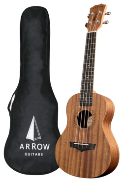 Arrow MH10 Mahogany Concert - Ukulele koncertowe z pokrowcem
