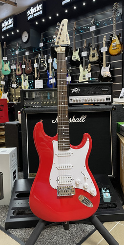 Arrow Tonecaster ST 211 Diamond Red Rosewood/White - Gitara elektryczna
