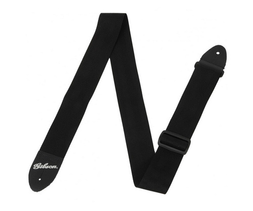 Gibson GSB10 Regular Style 2 Safety Strap Jet Black pasek gitarowy