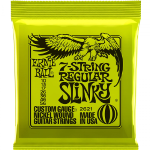Ernie Ball 7 String Regular Slinky 10-56 2621 - Struny do gitary elektrycznej