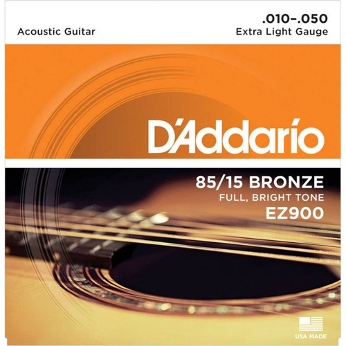 D'Addario EZ900 10-50 - Struny do gitary akustycznej