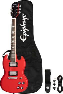  Epiphone Power Players SG Lava Red - Zestaw 