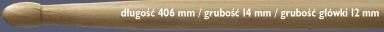 Gładek 140 B Rock - Pałki perkusyjne