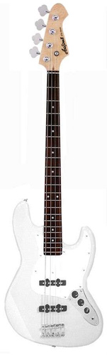 Aria STB-JB (WH) - Gitara basowa