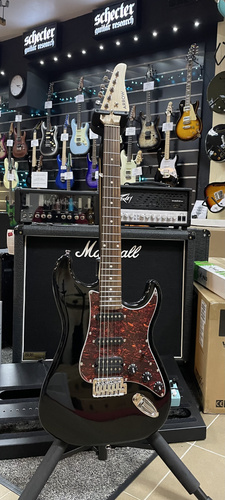 Arrow Tonecaster ST 211 Abyss Black Rosewood/T-shell - Gitara elektryczna