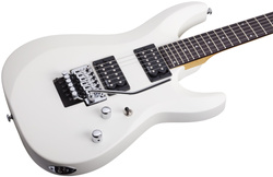 Schecter C-6 Deluxe FR Satin White - Gitara elektryczna