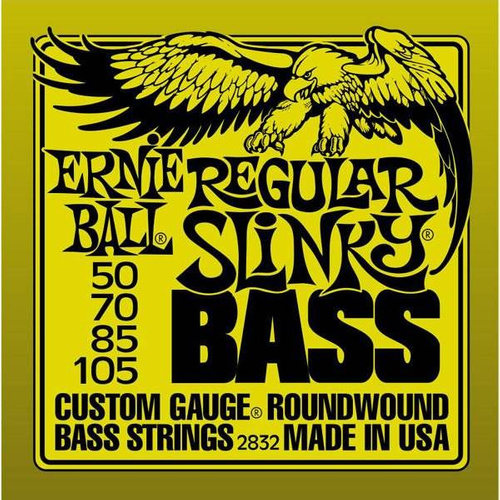 Ernie Ball Regular Slinky 2832 50-105 - Struny do gitary basowej