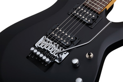 Schecter C-6 Deluxe FR Satin Black - Gitara elektryczna