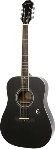 Epiphone Songmaker DR-100 Square Shoulder EB Ebony - Gitara akustyczna