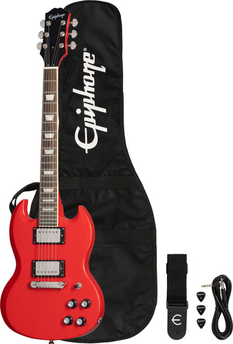 Epiphone Power Players SG Lava Red - Zestaw