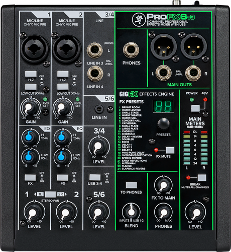 MACKIE PROFX 6 V 3 - Mikser analogowy