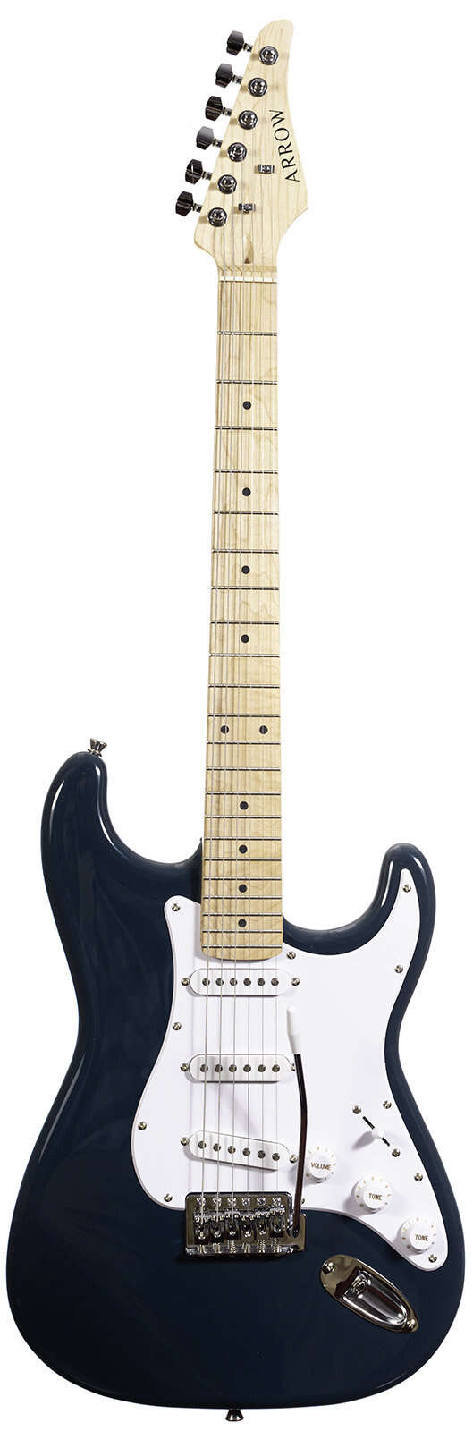 Arrow ST 111 Midnight Blue Maple/white - Gitara elektryczna