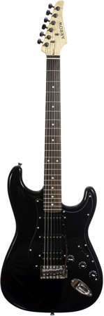 Arrow ST 211 Deep Black Rosewood/black - Gitara elektryczna