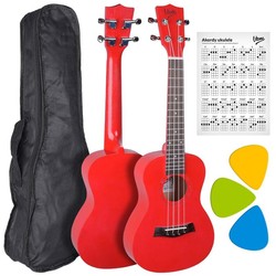 V-TONE UK23 RD - Ukulele koncertowe akustyczne 23" z pokrowcem